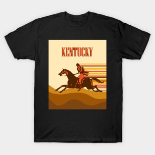 Horse Racing Kentucky Horse rider T-Shirt